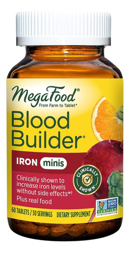 Megafood | Blood Builder Iron | 60 Mini Tablets