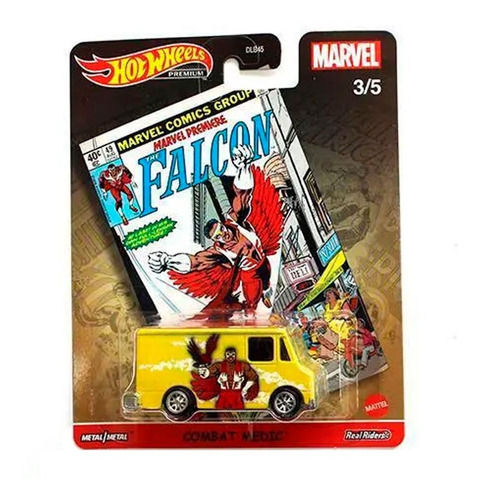 Hot Wheels Premium - Falcon Combat Medic - Marvel