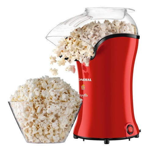 Pipoqueira Popflix Pp-03 1200w Vermelha Mondial
