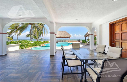 Casa En Venta Frente Al Mar En Puerto Morelos Riviera Maya B-alrz3485