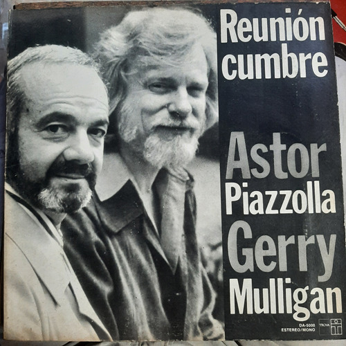 Vinilo Astor Piazzolla Gerry Mulligan Reunion Cumbre T2