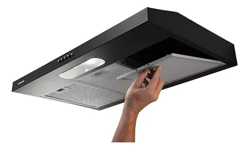 Depurador e Exaustor De Ar Suggar Slim DPS181PT 80cm Cor Preto