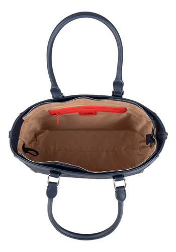 Bolsa Tote Cloe Oreli Grande Color Azul marino