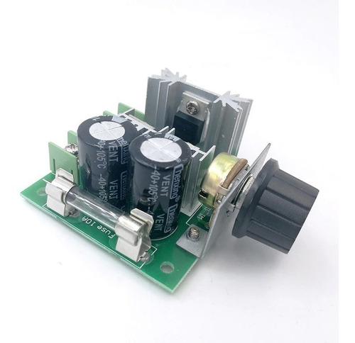 Imagen 3 de 3 de Control Regulador Velocidad Motor Pwm 10a 12-40v Electroship