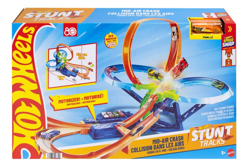 Pista de juguete de choque multiaérea Hot Wheels Multi-Choque Aéreo colorido