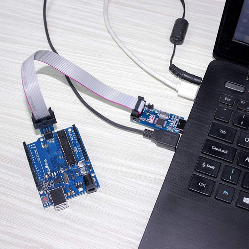Programador Usbasp Usbisp Asp Isp+adaptador 10 - 6 Pines Atm