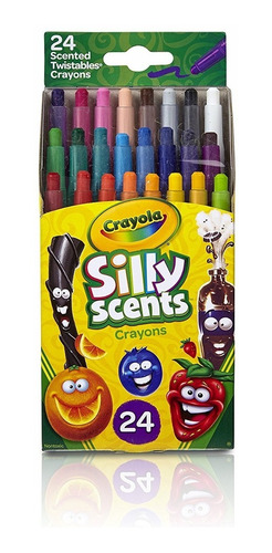 Crayola 24 Ct. Los Aromas Tonta Mini Twistables Perfumadas C