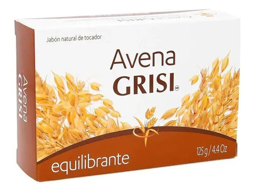 Jabón De Barra Con Avena 125 G Grisi