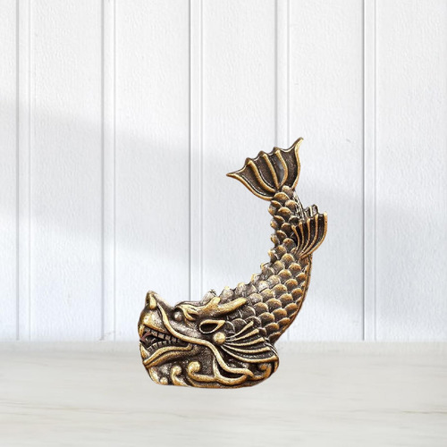 Decoración China Feng Shui Estatua De Latón Wen Adorno