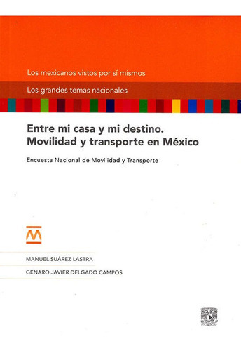 Entre Mi Casa Y Mi Destino.(rust) Movilidad Y Transporte En México, De Manuel Suárez Lastra. Editorial Mexico-silu, Tapa Blanda, Edición 2015 En Español