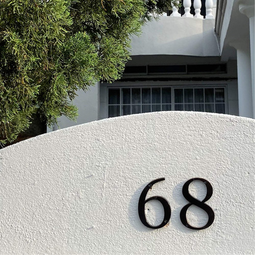 Número De Casa De Hasware Señal De 4 Pulgadas Números De Pue