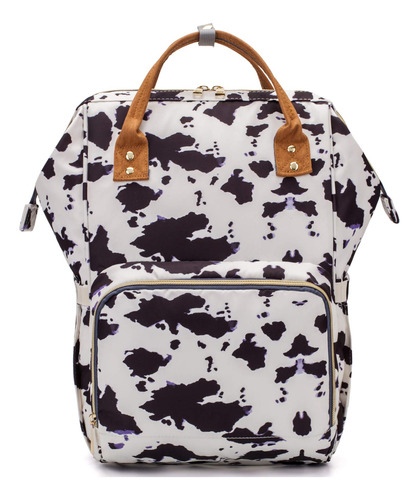 Fewofj Mochila De Panales Con Estampado De Vaca Para Bebes, 