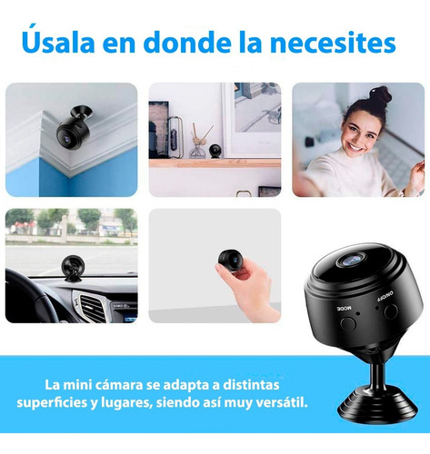 Imagen 8 de 10 de Cámara Oculta Espía Wifi Full Hd 1080p A Batería Visión Noct