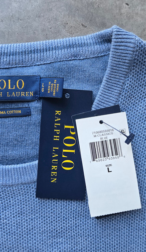 Polo Ralph Lauren Sueter 100% Algodón Pima Grande (large) (Usado)
