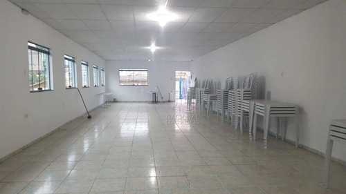 Salão Para Alugar, 150 M² Por R$ 2.800/mês - Jardim Santo Alberto - Santo André/sp - Sl0940