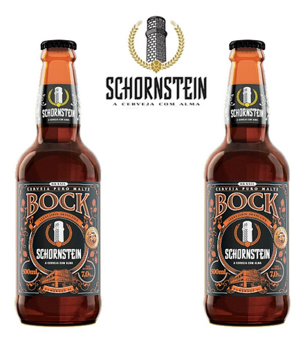 Cerveja Schornstein Bock (2 Garrafas 500 Ml)