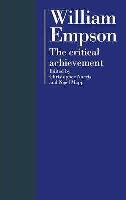 Libro William Empson - Christopher Norris