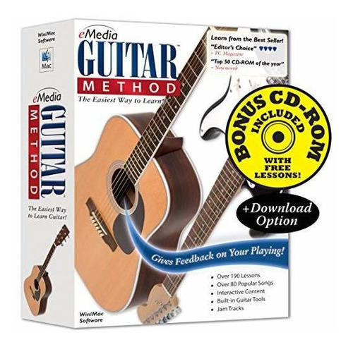 Metodo De Guitarra Emedia V6 Edicion Especial Con 170 Leccio