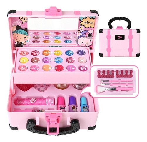 Juego De Juguetes De Maquillaje Cosmético Para Niños Set De