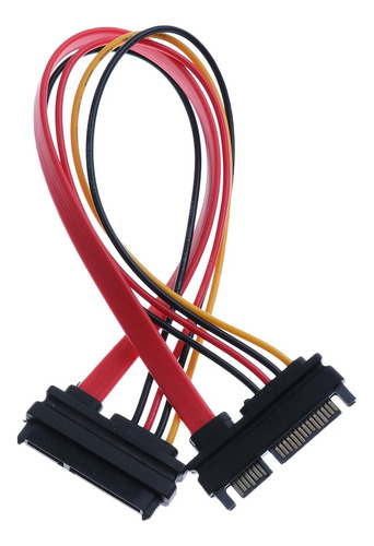 Imagen 1 de 4 de Cable De Extensión Datos Sata M / F 22p 7 + 15pin