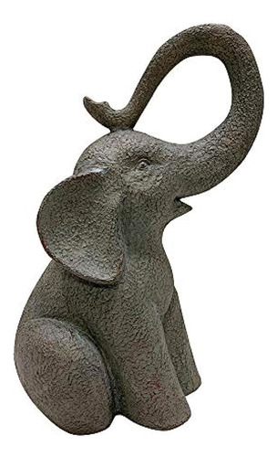 Design House 395889 Good Luck Elephant Estatuilla De Interio