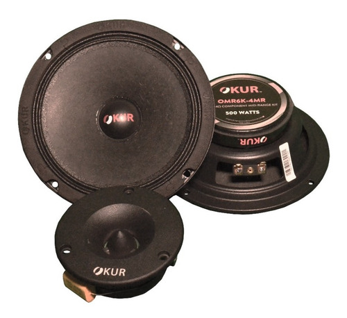 Set De Medios Rangos 6.5´´ Okur Omr6k-4mr 1000w Open Show