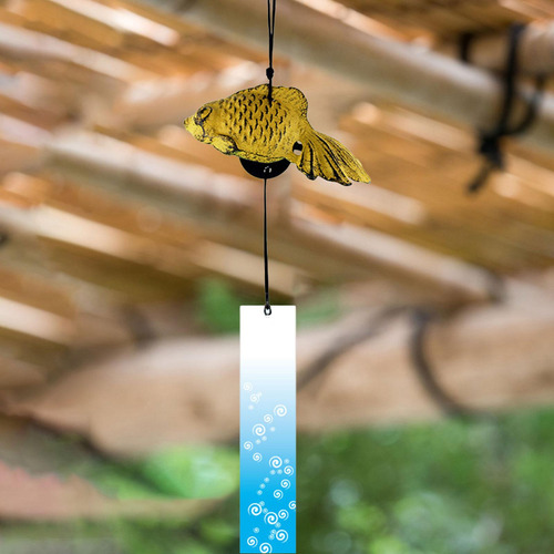 4 Carillón De Viento Pequeño Para Jardín, Amarillo