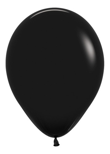 Globos R-12 Sempertex X 50 Color Negro