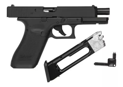 Pistola De Airsoft Spring Glock V307 6mm Vigor + Brindes