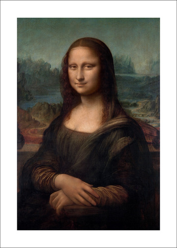 Lamina Fine Art Mona Lisa Da Vinci 40x60 M Y C