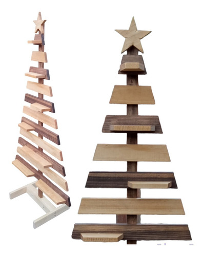 Arbol De Navidad De Madera 150 Cm.