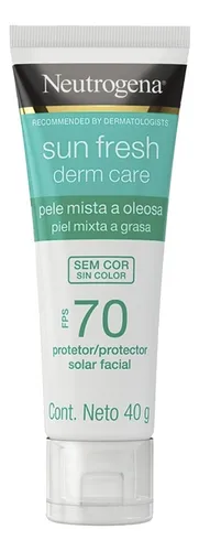 Protector Solar Facial Neutrogena Sin Color Fps 70 40g