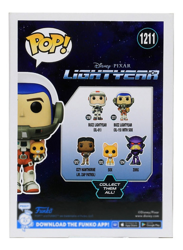 Funko Pop! Buzz Lightyear Con Sox 63949 Lightyear #1211