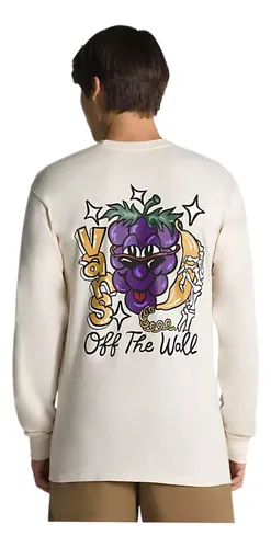 Playera Vans Manga Larga Logo Off The Wall Env o gratis