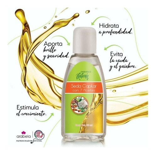 Seda Capilar Restauradora Aceite Ricino Y Argan Naturaly