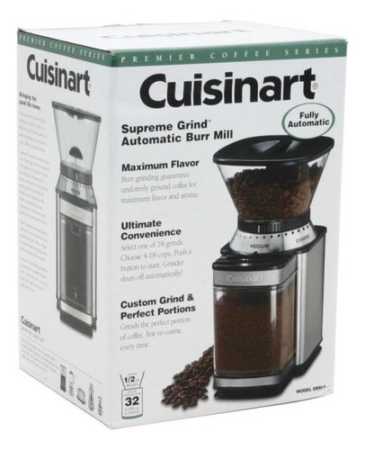 Molino De Café Eléctrico Cuisinart Acero Inoxidable