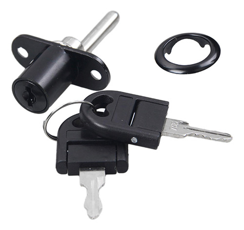 Cerradura De Émbolo De Gabinete, Cerradura De 16 Mm Negro
