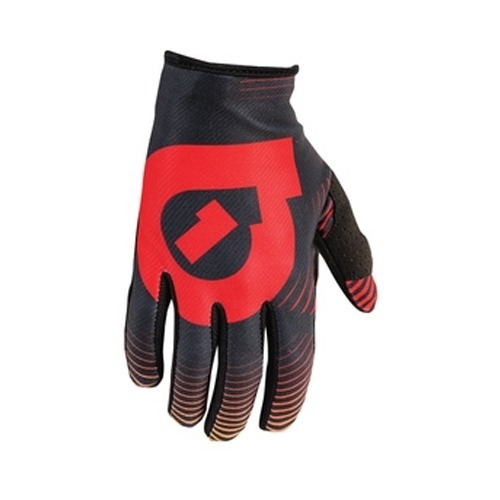 Guantes Comp Vortex Color Negro Y Rojo Sixsixone