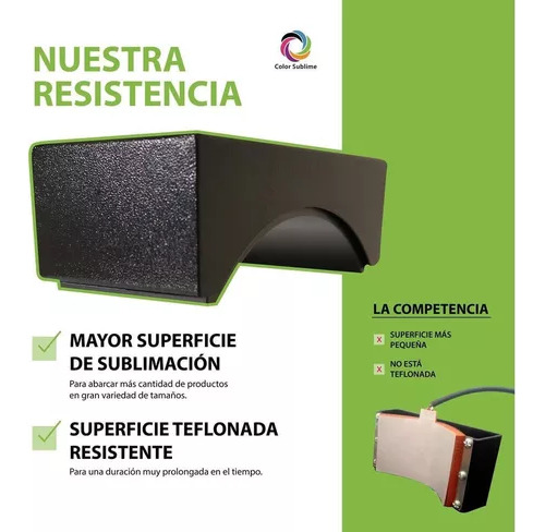 Plancha Sublimación 9en1 Maquina Sublimadora Playeras Tazas Color Negro