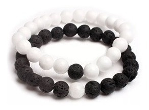4 Pulseiras Casal Namoro A Distância Pedra Da Lua Onix