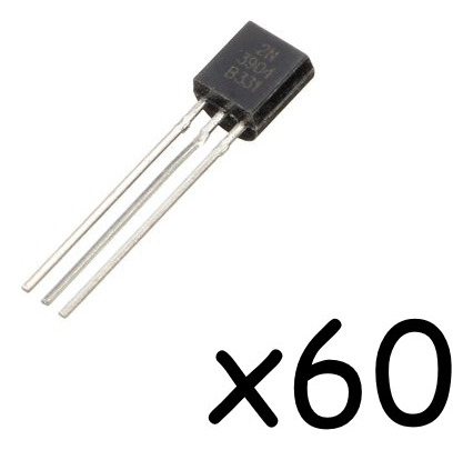 Paquete Transistor Npn Bjt 2n3904 To-92 