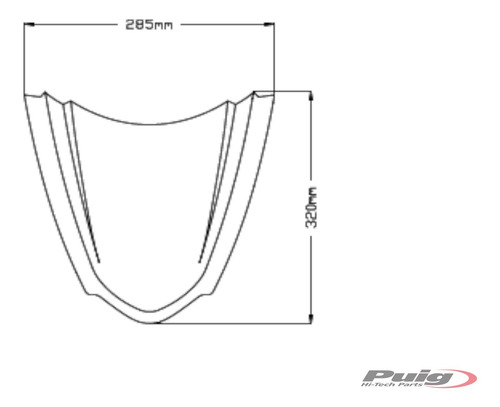 Imagem 5 de 5 de Bolha Puig Kawasaki Zx10r Zx 10 2021/2022 Racing Fumê Escuro
