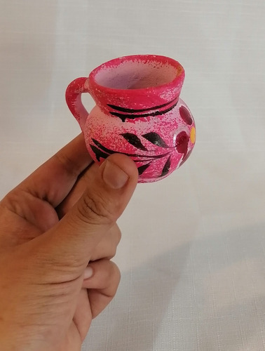 50 Jarritos Miniatura De Barro Tequileros, Shots O Juguete