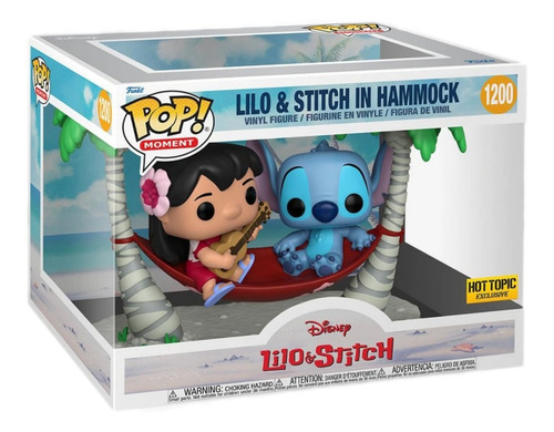 Imagen 2 de 4 de Lilo Y Stitch En Hamaca Funko Pop 1200 Moment / Hot Topic
