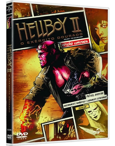 Dvd Hellboy 2 O Exército Dourado - Edição Limitada - Lacrado