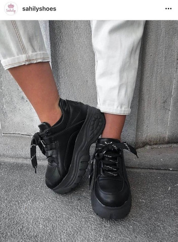 Imagen 5 de 7 de Zapatillas Mujer Sneakers Urbanas Plataforma Alta Deportiva