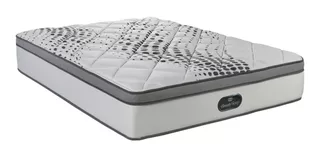 Colchón 2 plazas de resortes Simmons BeautySleep - 140cm x 190cm x 34cm con Euro pillow