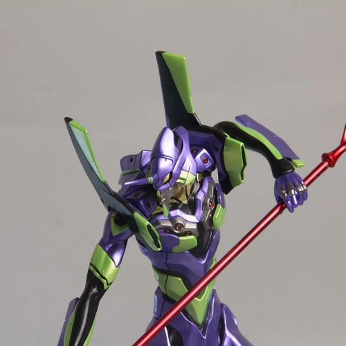 Figura Evangelion Unidad Eva 01 Brillante Arma Pvc