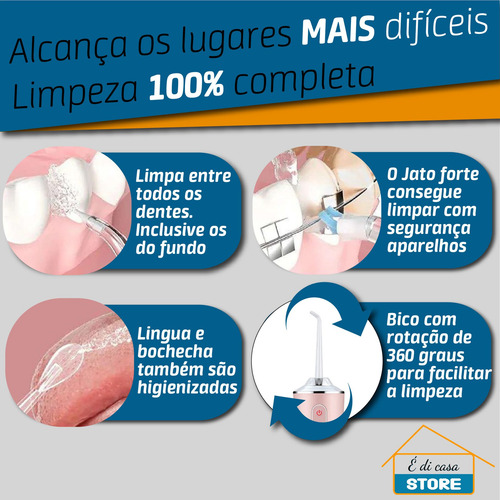 Imagem 3 de 7 de Irrigador Dental Higienização Eficiente De Fácil Manuseio