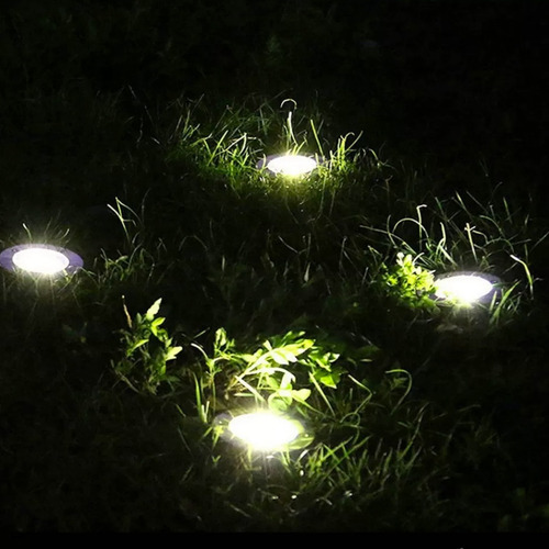 Imagen 7 de 8 de Pack De 4 Estacas Solares Led De Jardín / Hb Importaciones